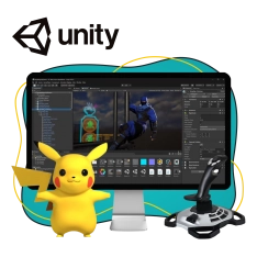 Мир игр на Unity 2D на популярном движке + AI-помощники - КИБЕРшкола программирования для детей, компьютерные курсы для школьников, начинающих и подростков - KIBERone г. Керчь