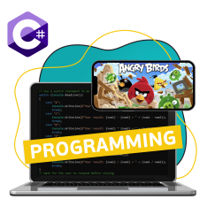 Программирование на C#. Удивительный мир 2D-игр - КИБЕРшкола программирования для детей, компьютерные курсы для школьников, начинающих и подростков - KIBERone г. Керчь